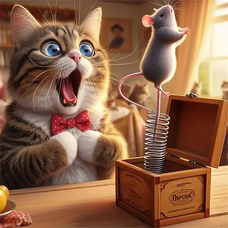 

Cat 5D Diamond Painting Mouse Full Diamond Art Embroidery Hotel Office Living Room Home Decor DIY Diamond Cross Stitch Kits