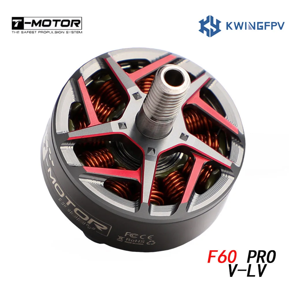 T-MOTOR F60 PRO V-LV 1950KV فرش السيارات 5-6S كروس طائرة بدون طيار FPV RC المحرك ل 5 بوصة سباق الطائرة بدون طيار RC متعدد الدوار #1