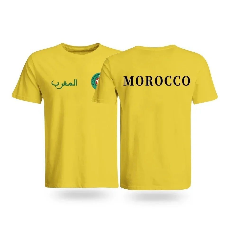 Mens Teeshirt Kingdom of Morocco Shirt Retro Moroccan Pride Gfit Tshirt Men Women Casual Cotton Unisex Summer Men Size Tops