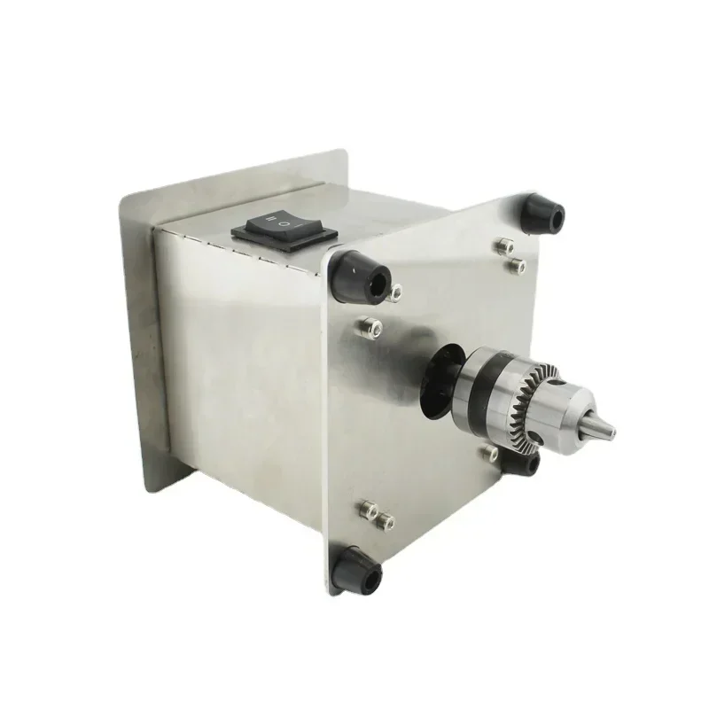 1pc Sandpaper Stick Table Grinder Electric Multi-function Engraving Punching Polishing Machine Chuck Grinding Polishing Machine