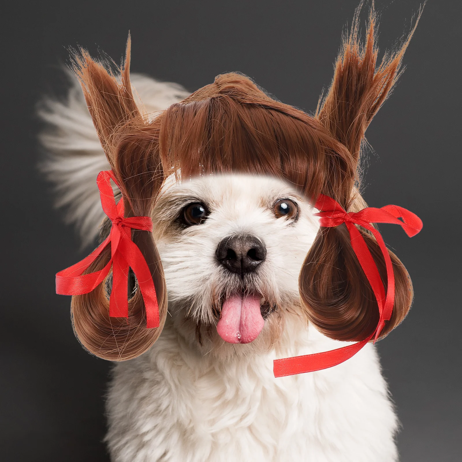 1 個スタイリング頭飾り人工ヘアアクセサリーペット猫犬用軽量通気性コスチュームパーティーの装飾犬ペット