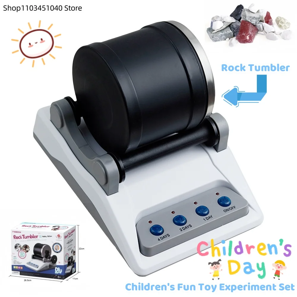 

Электрический стакан для научных экспериментов с грубыми драгоценными камнями, полировальная машина для взрослых и детей, 220 В/110 В