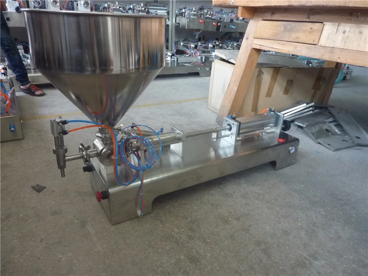 เครื่องบรรจุวางความหนืดสูง เครื่องบรรจุวางและของเหลว เครื่องบรรจุวางนิวเมติกแนวตั้ง