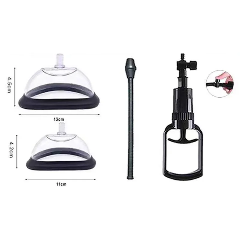 Manual Vaginal Pump Clitoral Vacuum Suction Cup Sex Toys For Women Breast Massager Nipple Stimulator Female Masturbator view 6