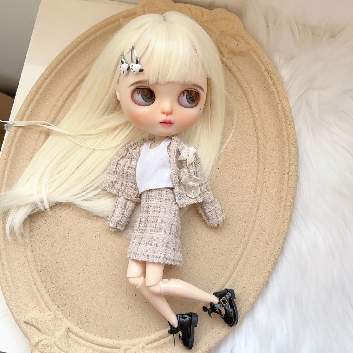 blythe doll clothes casual set handmade in multiple colors 28-30 cm OB22 OB24 AZONE Dress for  Blythe doll accessories