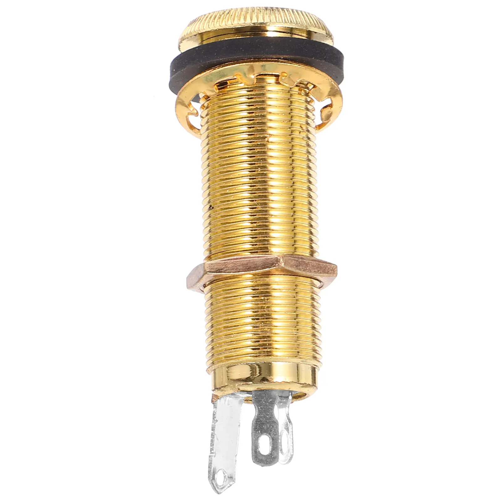 

Metal Output Socket Flush Mount Jack Electric Guitar and Bass Accessory for Plug