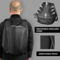 Motorcycle Helmet Bag Top Case Multifunction Bag Waterproof Moto Backpack Expandable Motorbike Luggage Suitcase Travel Bag