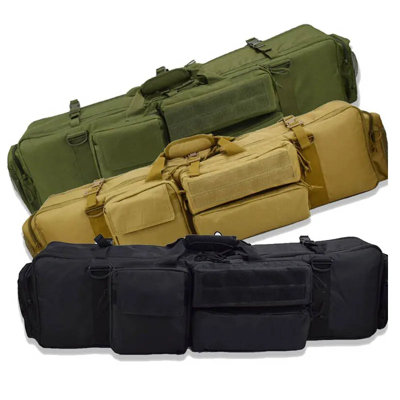 

M249 Tactical Hunting Molle Bag Dual Gun Backpack Airsoft Holster Men's Tactical Pouch Outdoor Wargame Strap Backpack