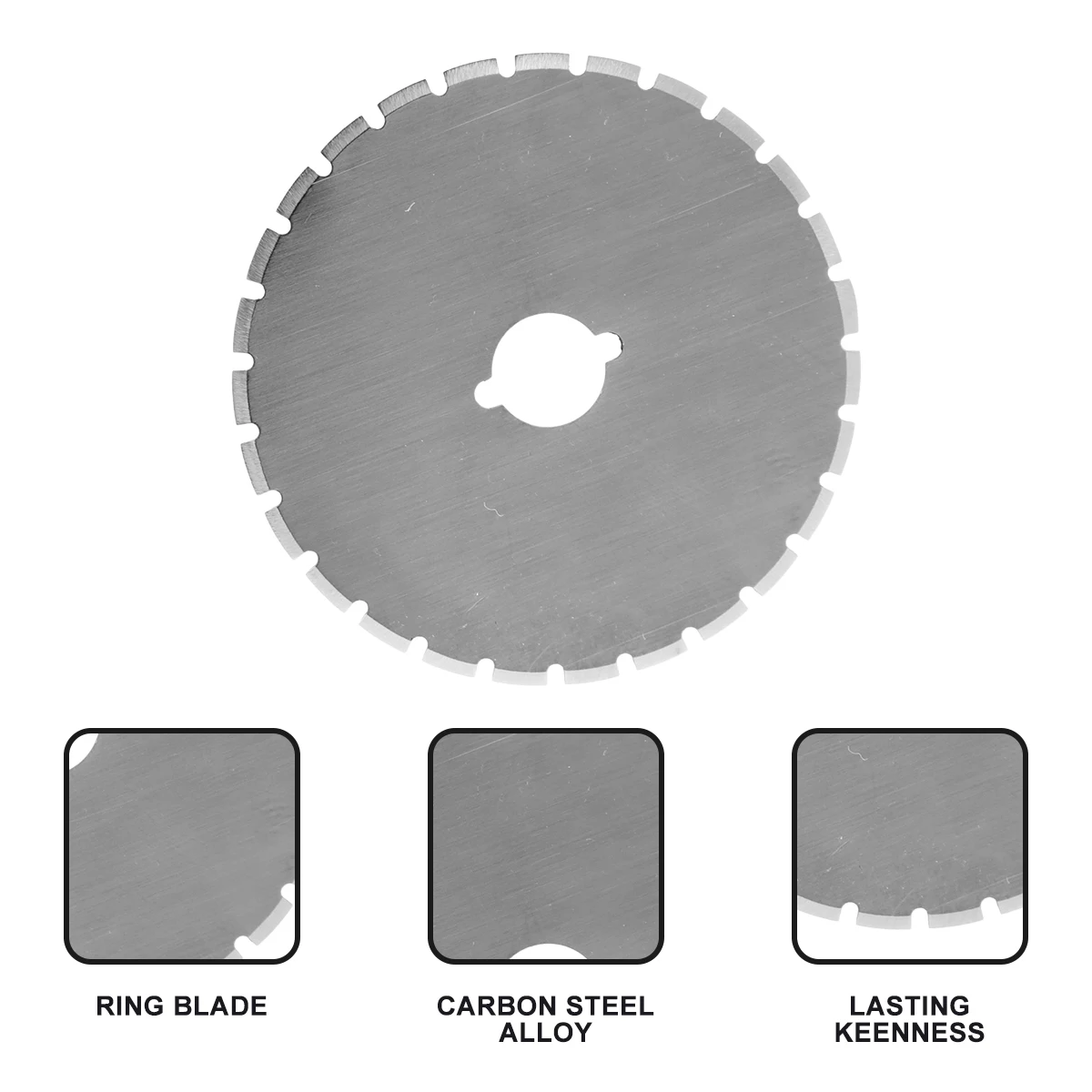 

7 Pcs Cutting Blade Steel Color Rotary Round Fabric Wavy Blades Sewing Rotary Blades Tools Accessories