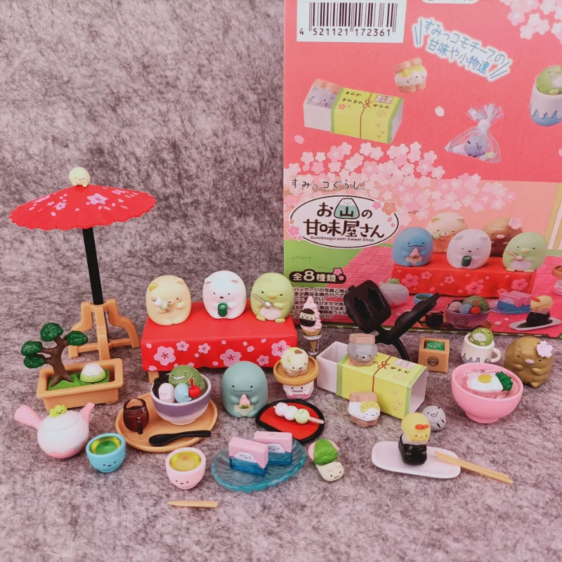 

Kawaii Sumikko миниатюрная фигурка Youthful Time Sumikko Gurashi виниловая глухая коробка для лица экшн-фигурки украшения для детей подарки