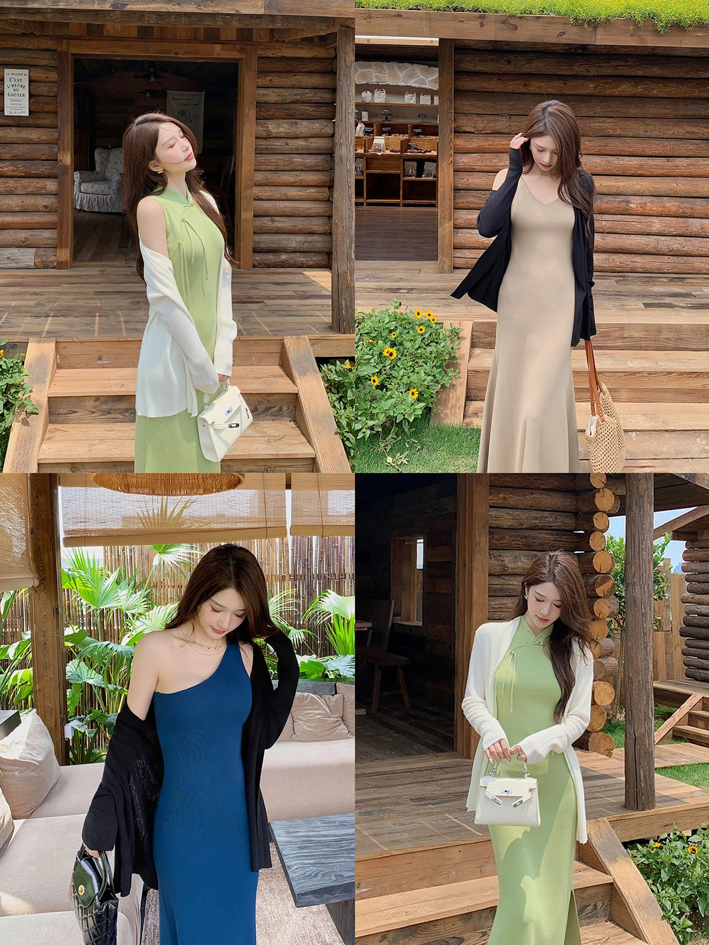 

Chuqing Independent Knitted Open Cardigan Women's Practical Beautiful Outerwear Soft Polyester Fiber Long Sve Commute Sle