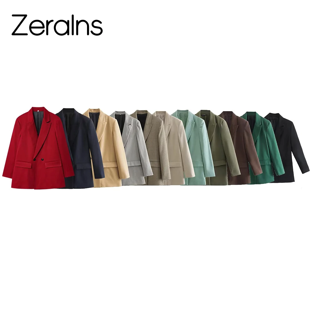 

ZERAINS Suit jacket for women 2025 new style small loose casual street internet famous high-end small suit top