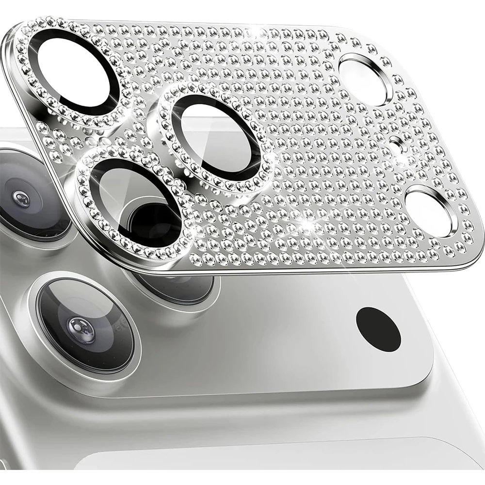 

Glitter Diamond Camera Lens Protector Cover For iPhone 17 Pro Max Air 16 Plus 15 14 13 12 11 17Pro Phone Protection Accessories