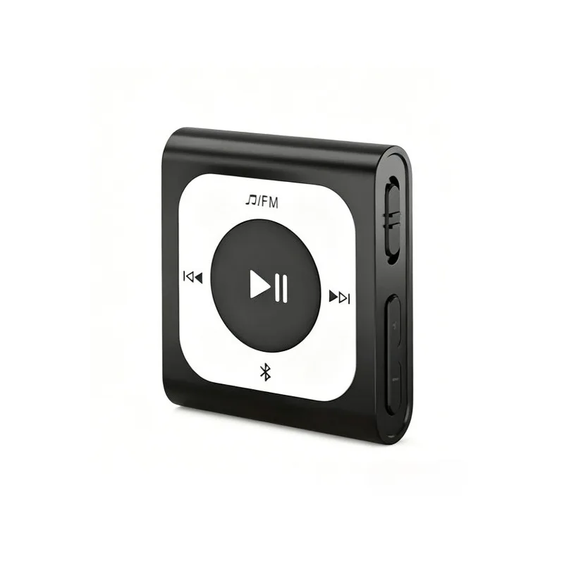 Mini reproductor de MP3 con clip para tarjetas, color negro, para RUIZU X66, Bluetooth, portátil, para correr, reproductor de música para estudiantes