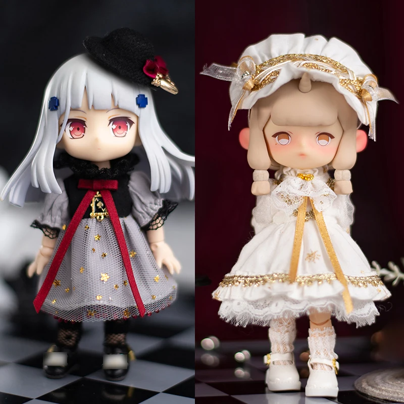 

Ob11 Doll Clothes Anime Lolita Dress Lace Suit for Obitsu11 , GSC, P9,UFDOLL, YMY, 12bjd Dolls Accessories