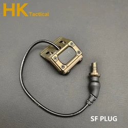 Tactical Hot Button Picatinny Surefir M300 M600 Flashlight Airsoft Mount Weaponlight Switch SF PLUG M-LOK Keymod 20mm Rail