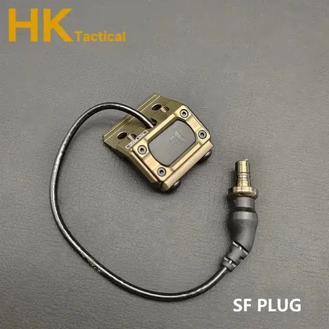 Tactical Hot Button Picatinny Surefir M300 M600 Flashlight Airsoft Mount Light Switch SF PLUG ml OK Keymod 20mm Rail