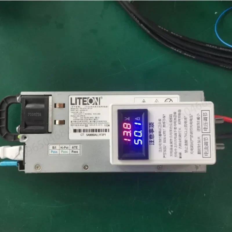 12.6V50A60A  ternary lithium battery charger 14.6V lithium iron phosphate adjustable voltage and currentclip can be connected