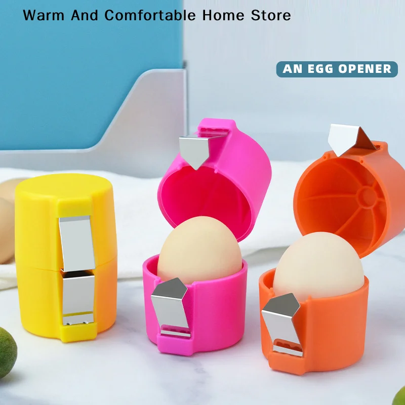 【W】Eggshell Separator Handheld Eggshell Opener Kitchen Baking Tools Egg Cutting Tool Portable Egg Cracking Tool For Home Kitchen
