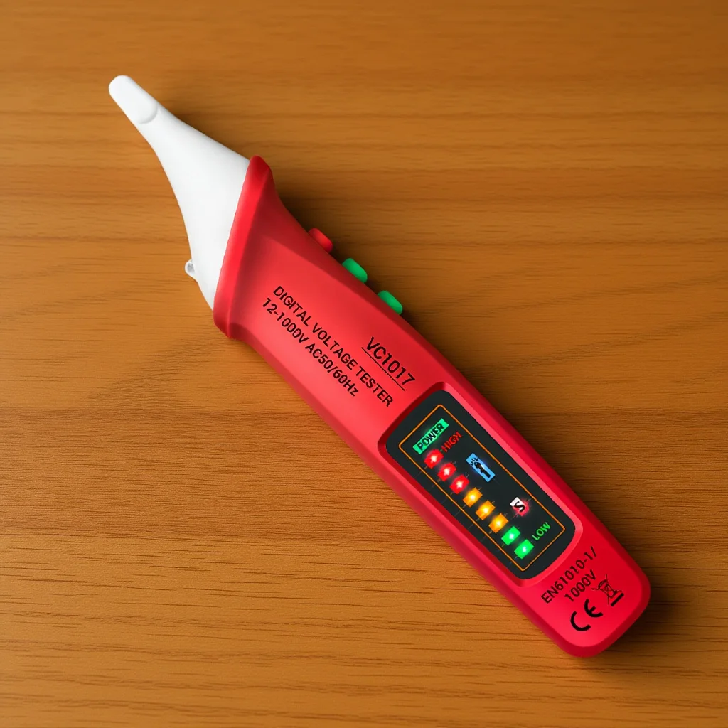 

Portable Non-Contact Voltage Tester Pen Durable Electricity Detect Pen with Flashlight Handy Circuit Tester Voltage