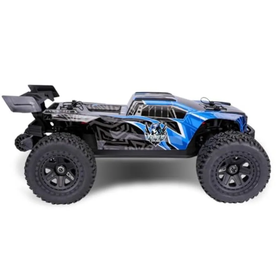 Valkyrie TR 1/10 Scale 4S Brushless RC Offroad Truggy High Speed Electric RC Truggy with 3670 1950KV Motor, 120A ESC, 2.4GHz Ra
