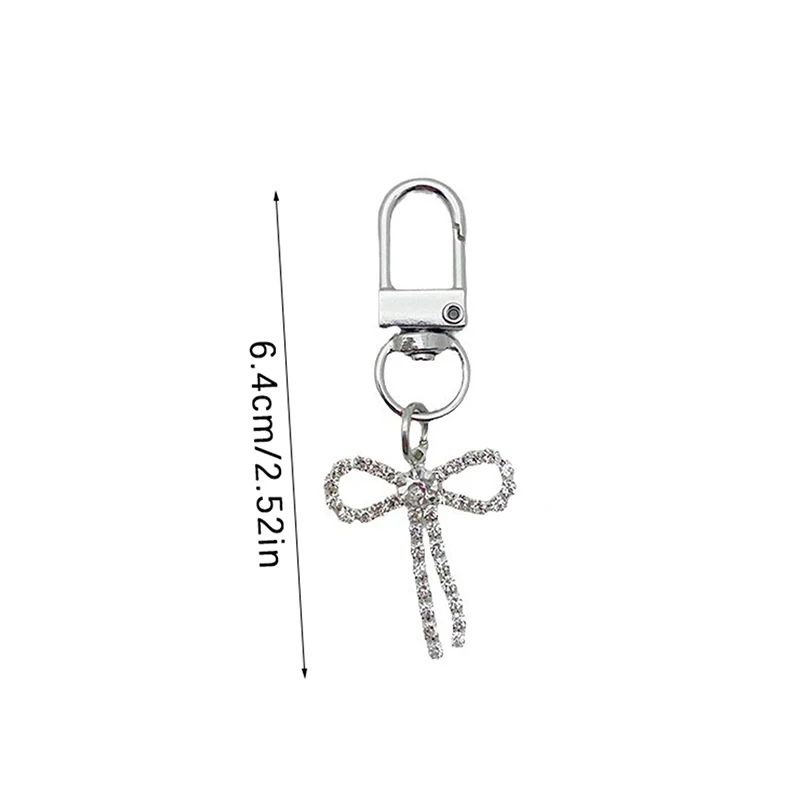 Korea Schattige Diamanten Strik Telefoon Hanger Stijlvolle Sleutelhanger Universele Accessoires Lanyard Sleutelhanger Sieraden