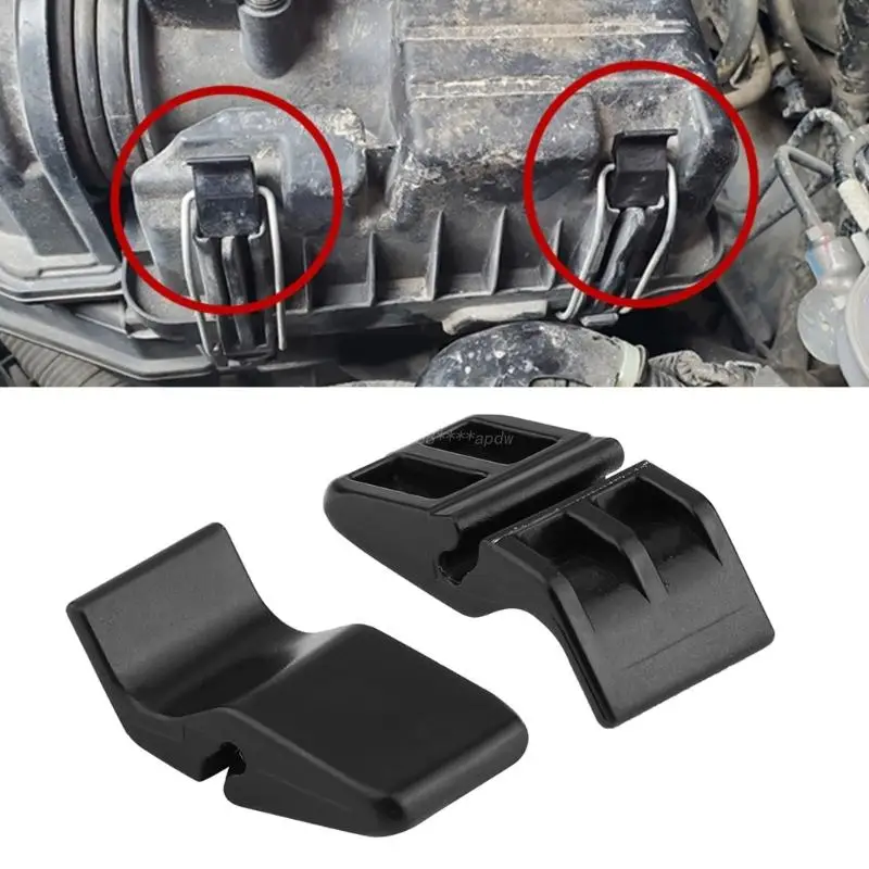 2 Pack Air Cleaner Intake Box Housing Clip Clamp Fit for Automotive- 17219P65000 17219-P65-000 Quick Fixing Compact-size