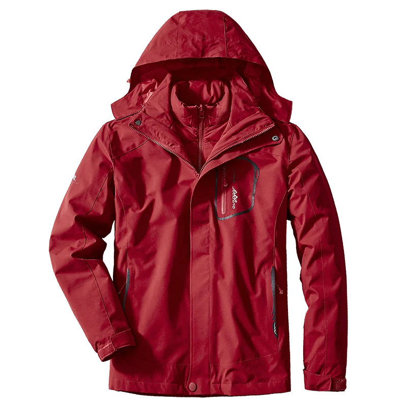 

Мужская женская толстая походная куртка 3 в 1, флисовая водонепроницаемая зимняя ветровка, уличная теплая куртка для кемпинга, мужская ветрозащитная куртка из 2 предметов