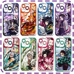 Funda de teléfono de Anime japonés Demon Slayer para VIVO Y28, V30e, Y75, Y03, Y36, Y100, Y17s, Y76, Y22s, Y16, Y50, Y21, Y20, V29, V23e, V21e, 5G, nueva