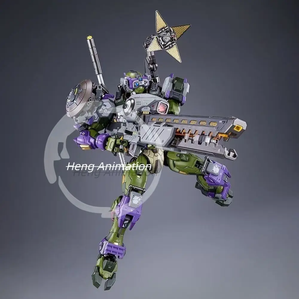 HEATBOYS Ninja Turtles Donatello Alloy Armor نموذج جاهز للتجميع لعبة عصرية تمثال أنيمي