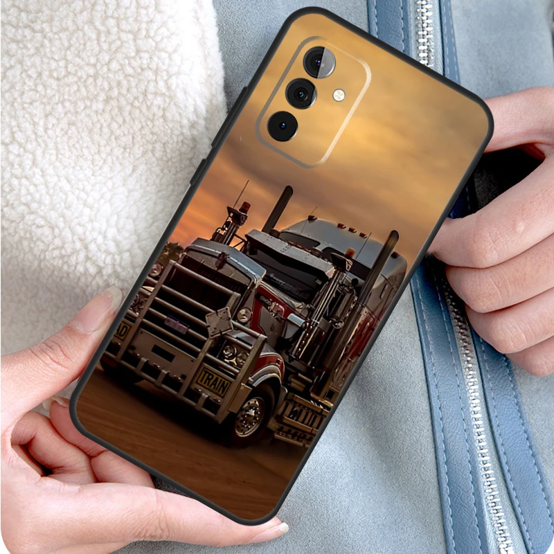 Truck Car Phone Case For Samsung Galaxy A55 A35 A25 A15 A51 A71 A12 A32 A52 A13 A33 A53 A14 A34 A54