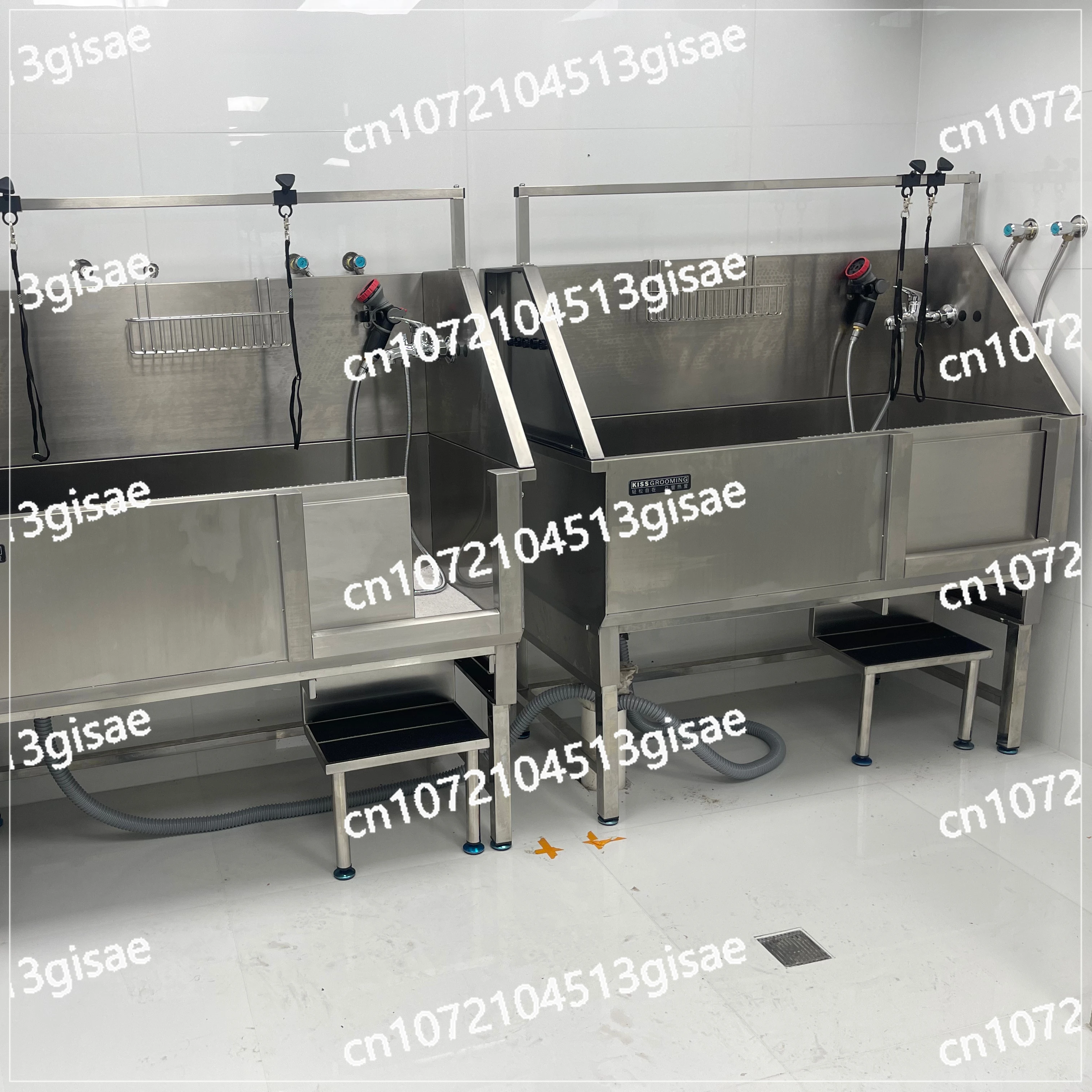 

Stainless Steel Pet Grooming Tub, Pet Salon Cleaning and Bath Tub