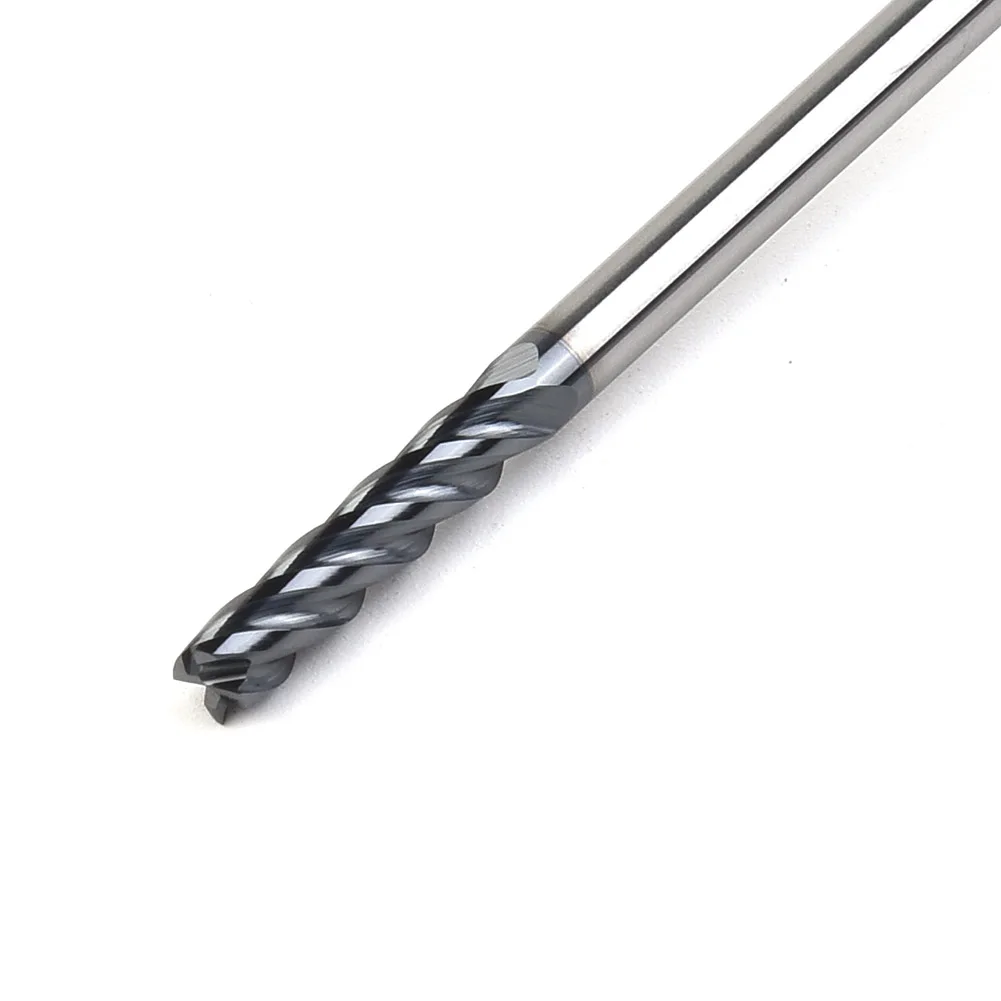 Long Straight Shank Shank End Mills End Mills 100MM Long Straight Tungsten Carbide Long Shank Tool Mills HRC45