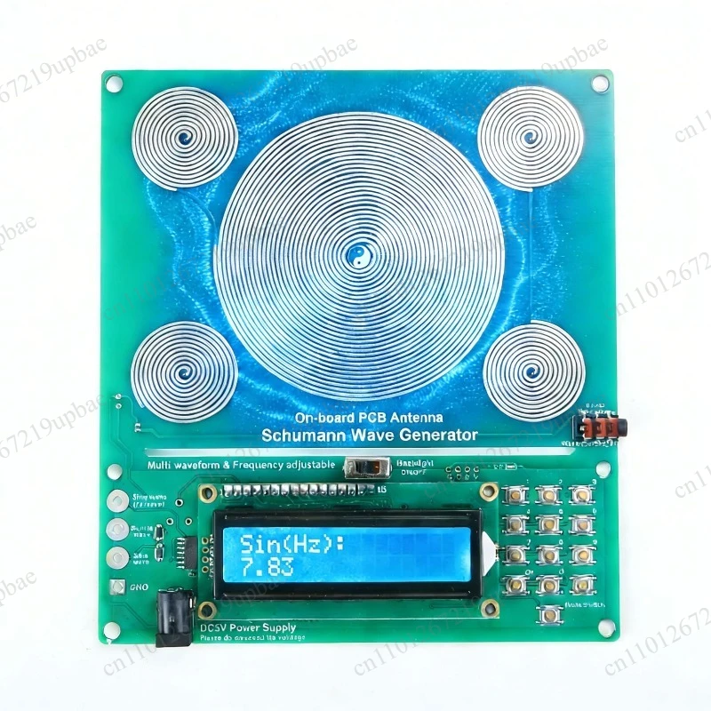 0.01Hz~100000Hz Multi-waveform FM Signal Generator, Five-ring 7.83Hz Schumann Wave Frequency Tunable Generator