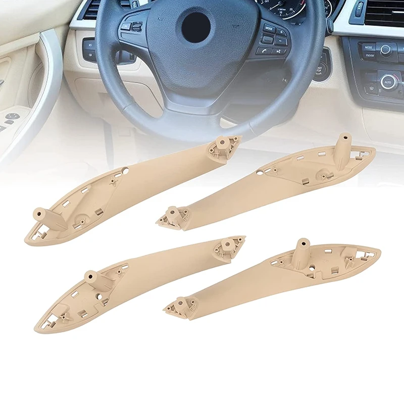 Staffa per bracciolo per coperchio maniglia interna per auto a quattro porte per-BMW serie 3 4 F30/F31/F34 F32/F33/F36 2012-18 Beige