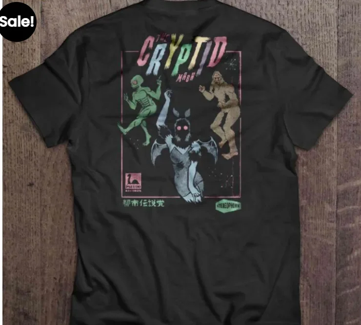 The Cryptid Mash Halloween Short Sleeve T-Shirt
