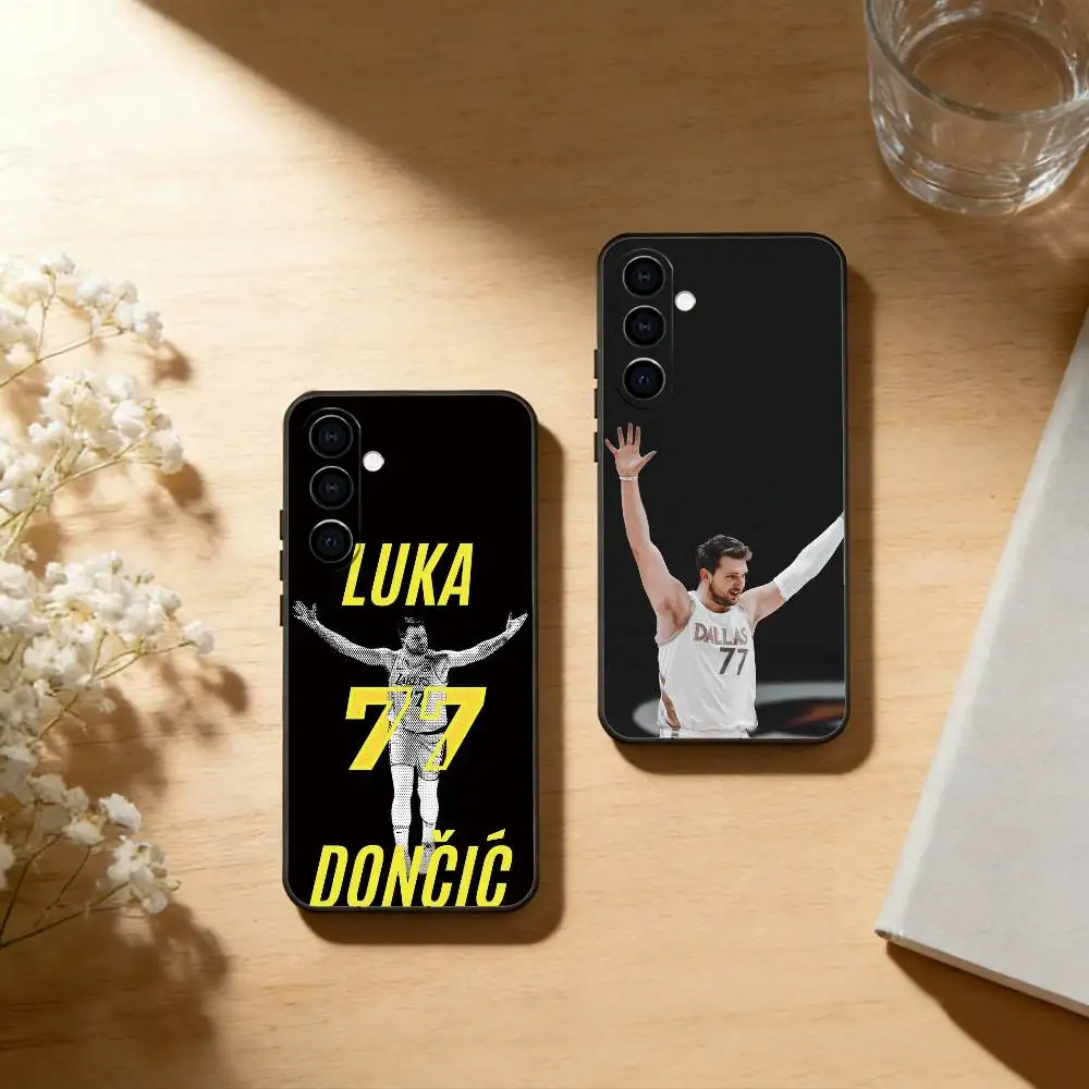 

Baskerball L-Luka D-Doncic LD Phone Case For Samsung Galaxy A73,A72,A71,A70,A53,A52,A51,Soft Silicone Black Cover