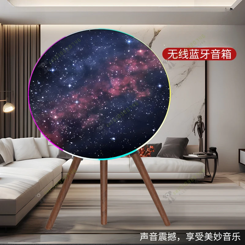 100W Starry Sky Bluetooth Speaker Wired Stereo Subwoofer Support BT  TF Card AUX Coaxial Living Room Decoration Caixa De Som