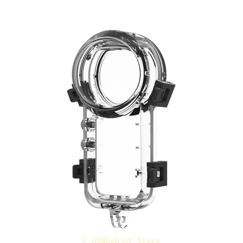

B0KF Underwater Case For 360 Protective Case Seamless Panoramic Capturing