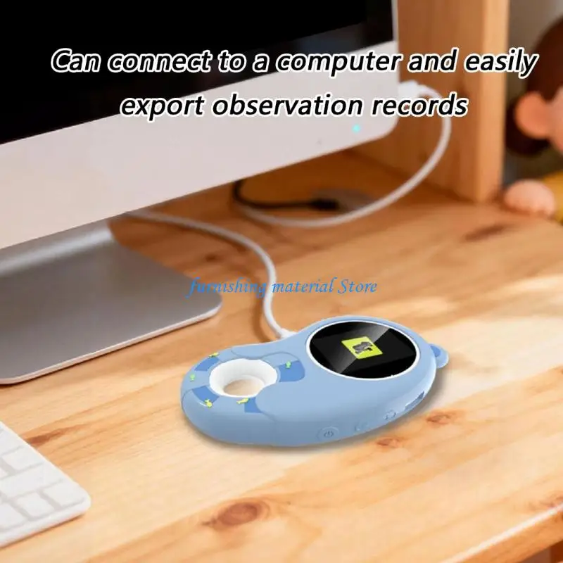 

Y5GD Portable 2Inch Handheld Microscope For Kids Science Exploration And Education