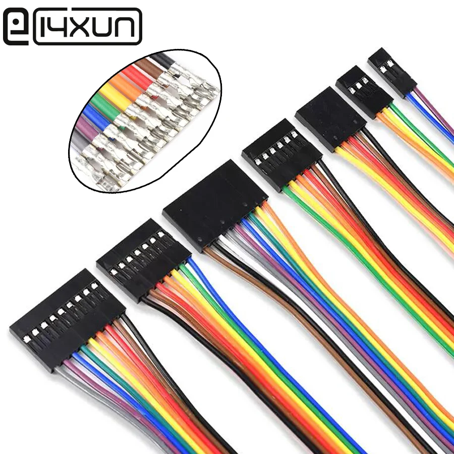 Aexit 10 stuks 2,54 mm pitch 12-pins vrouwelijke breadboard enkele kop