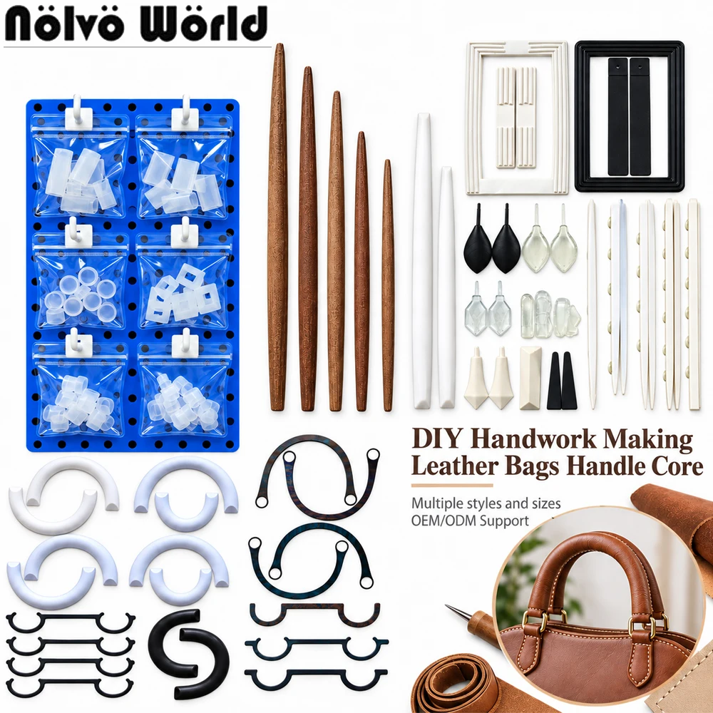 5/10/40PCS Bag Hardware Protector With Leather Bag Handle Core For Wrap With Leather Tote Handbag Making Accessories Wholesale