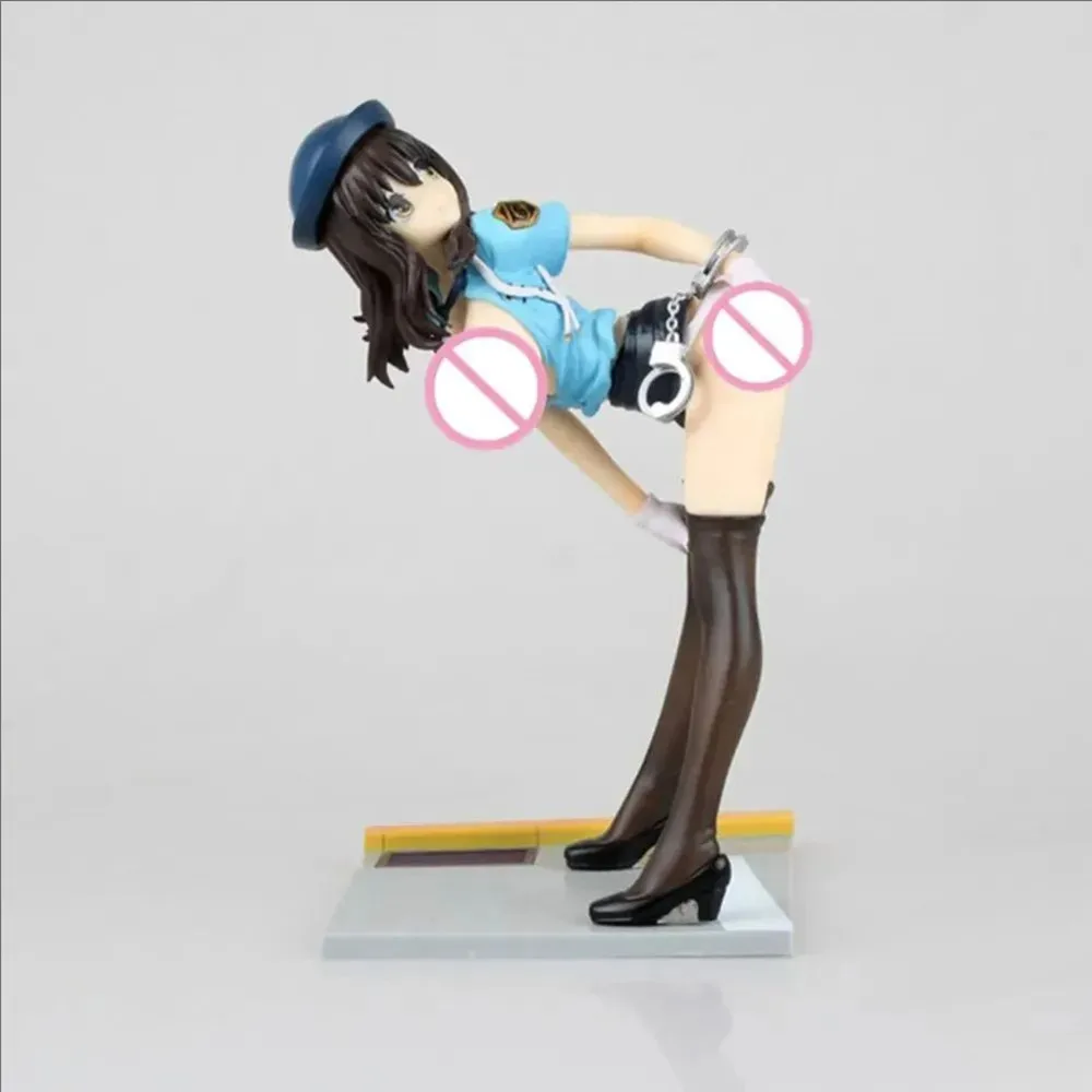 Einheimische japanische Anime Sex Mädchen Ecchi Sexual polizei PVC Action figur Erwachsenen Hentai Sammlung Modell Puppe Spielzeug Geschenk