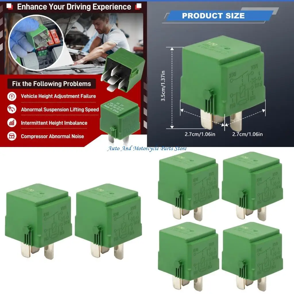 P9FD Heavy Duty Relays Car Relays Efficient Current Conduction Replaces 0009828523 Vehicle Accessories for W221 W222 W220