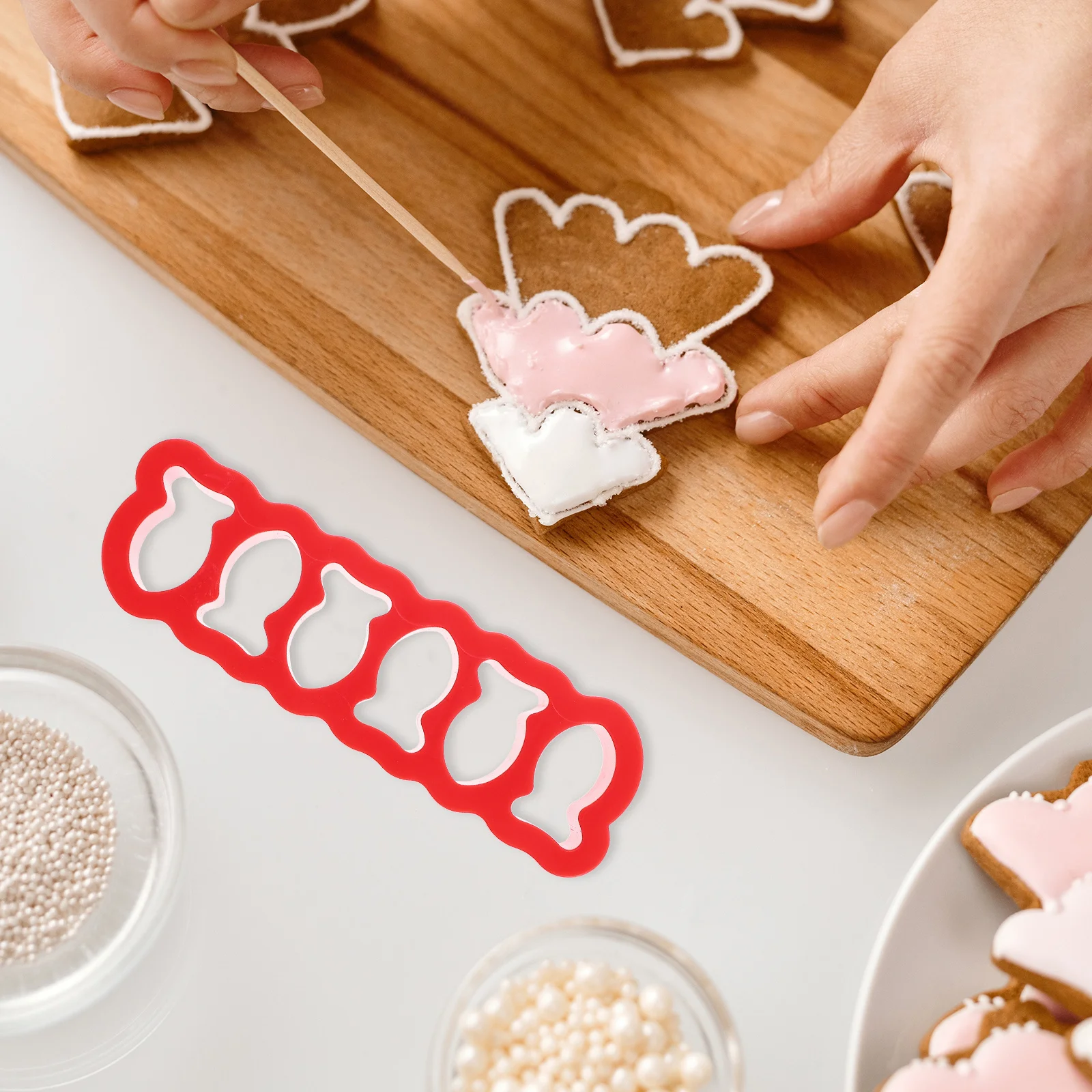 

Reusable PP Fish Cookie Mold 3D Biscuit Cutter DIY Baking Mold Lightweight Cookie Baking Tool Cartoon Biscuits Cutter