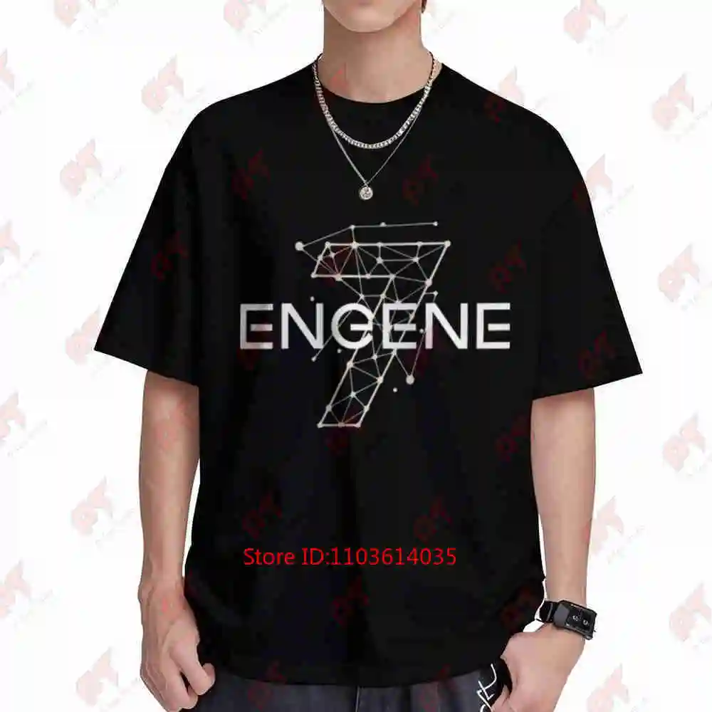 Engene Kpop Manifesto World Tour Dark Blood Pass The Mic Short Sleeve Tee 100% Cotton T-Shirt