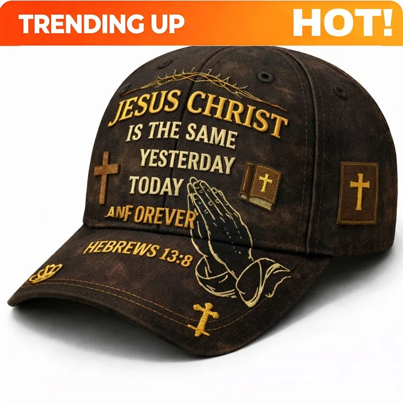 Customization Men' & Christian Faith Statement Hat With Holy Spirit Prayer Message - Walk By Faith Verse Suitable For Church Wor