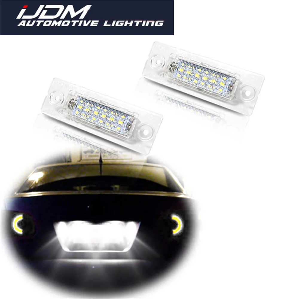 For VW Volkswagen Jetta Golf Touran Caddy 3 Passat Cimousint Combi/Variant 6000K White LED Car License Plate Number Lights 12V