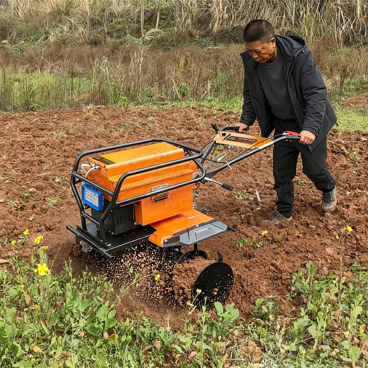 New Model Agricultural Tiller Equipment Electric Tiller Micro Power Cultivator for Tilling Weeding 7hp 9hp 10hp 12hp view 6
