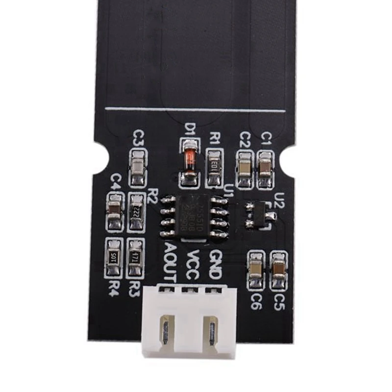 Módulo de Sensor capacitivo de humedad del suelo, cable de amplio voltaje resistente a la corrosión, Sensor de suelo capacitivo analógico, 15 Uds.